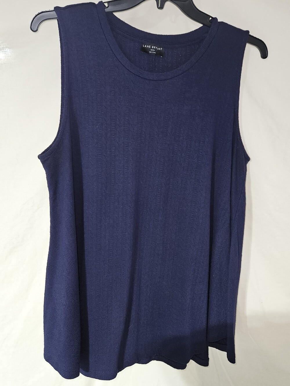 Lane Bryant Deep Navy Sleeveless Top